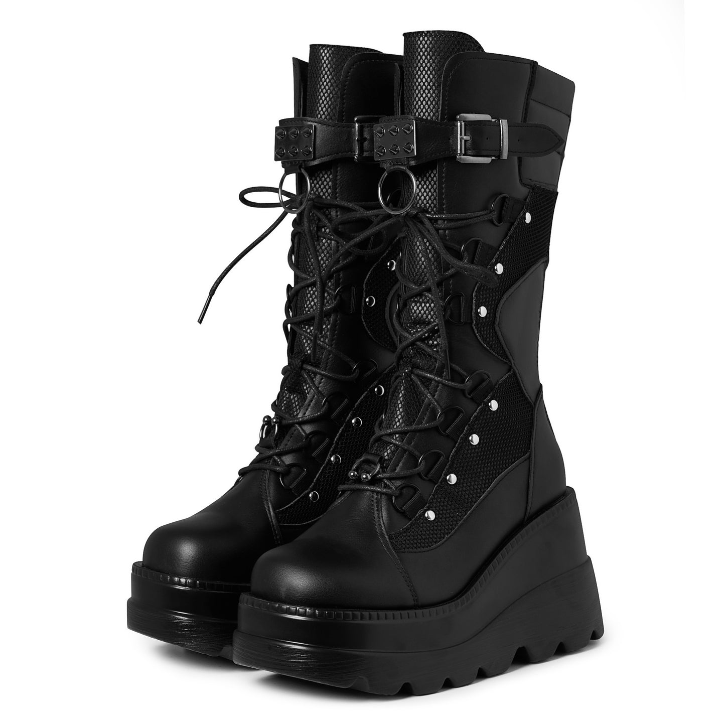 ShadowStriker Platform Combat Boots