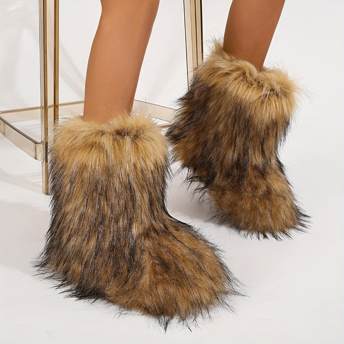 Faux Fur Winter Boots