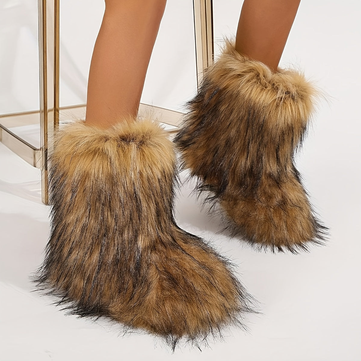 Faux Fur Winter Boots