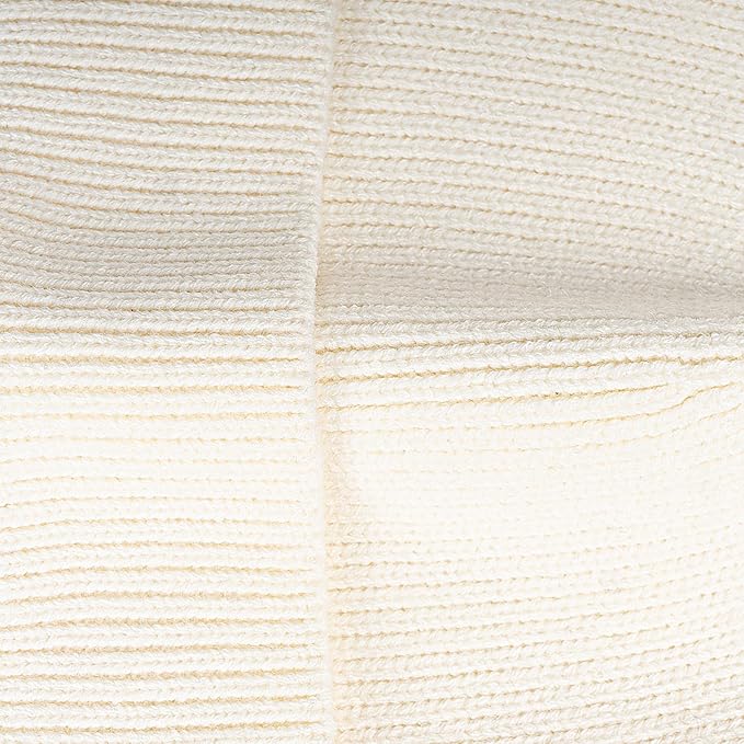 ZOORON Warm Knit Beanie for Men Women Winter Hat, Thick Fisherman Beanies Cuffed Plain Skull Caps ZOORON