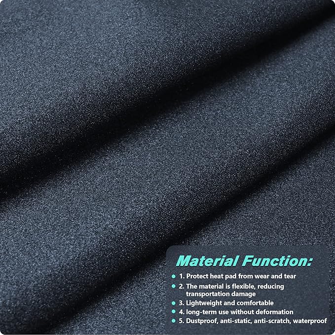 UTK Far Infrared Heating Pads for Neck and Shoulders and Back, Hot to 159℉, Gift for Men, FSA-HSA Eligible Shoulder Heating Pad with 66 Jade, 0-240 Min Auto Shut Off, Adjustable Size (23 x 24'') UTK