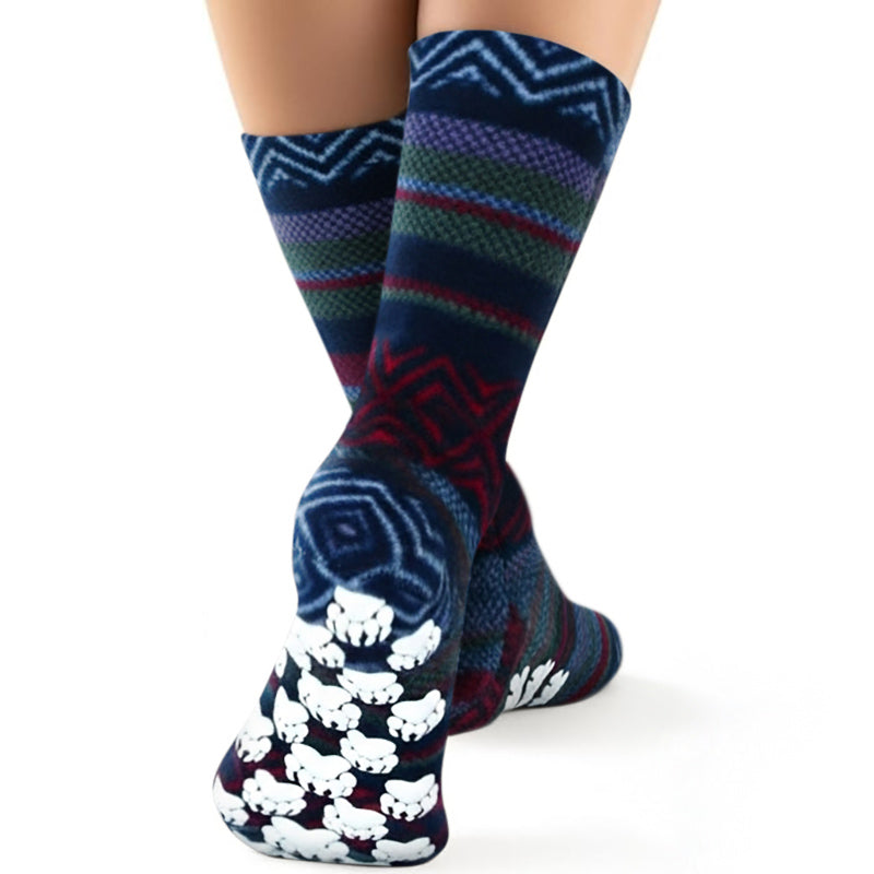 Kids' Nonskid Fleece Socks - Nordic