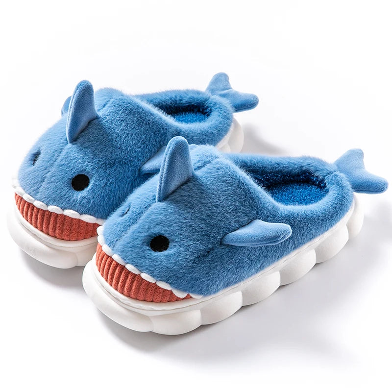 Shark Plush Indoor Slippers