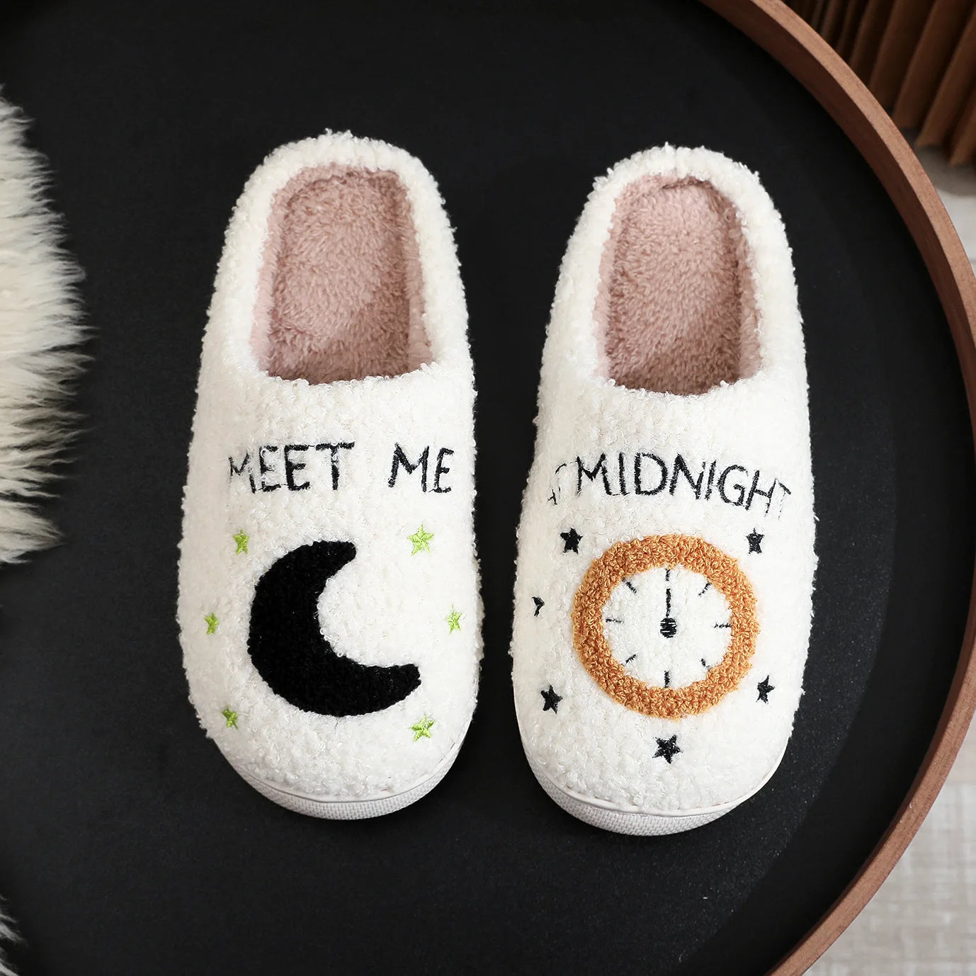 Midnight Rendezvous Slippers