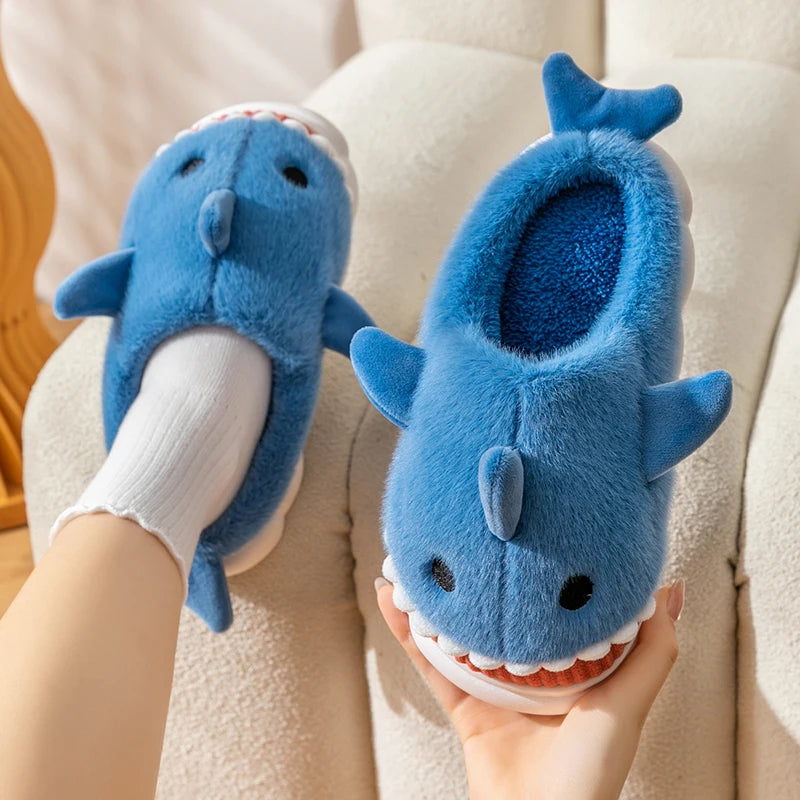 Shark Plush Indoor Slippers