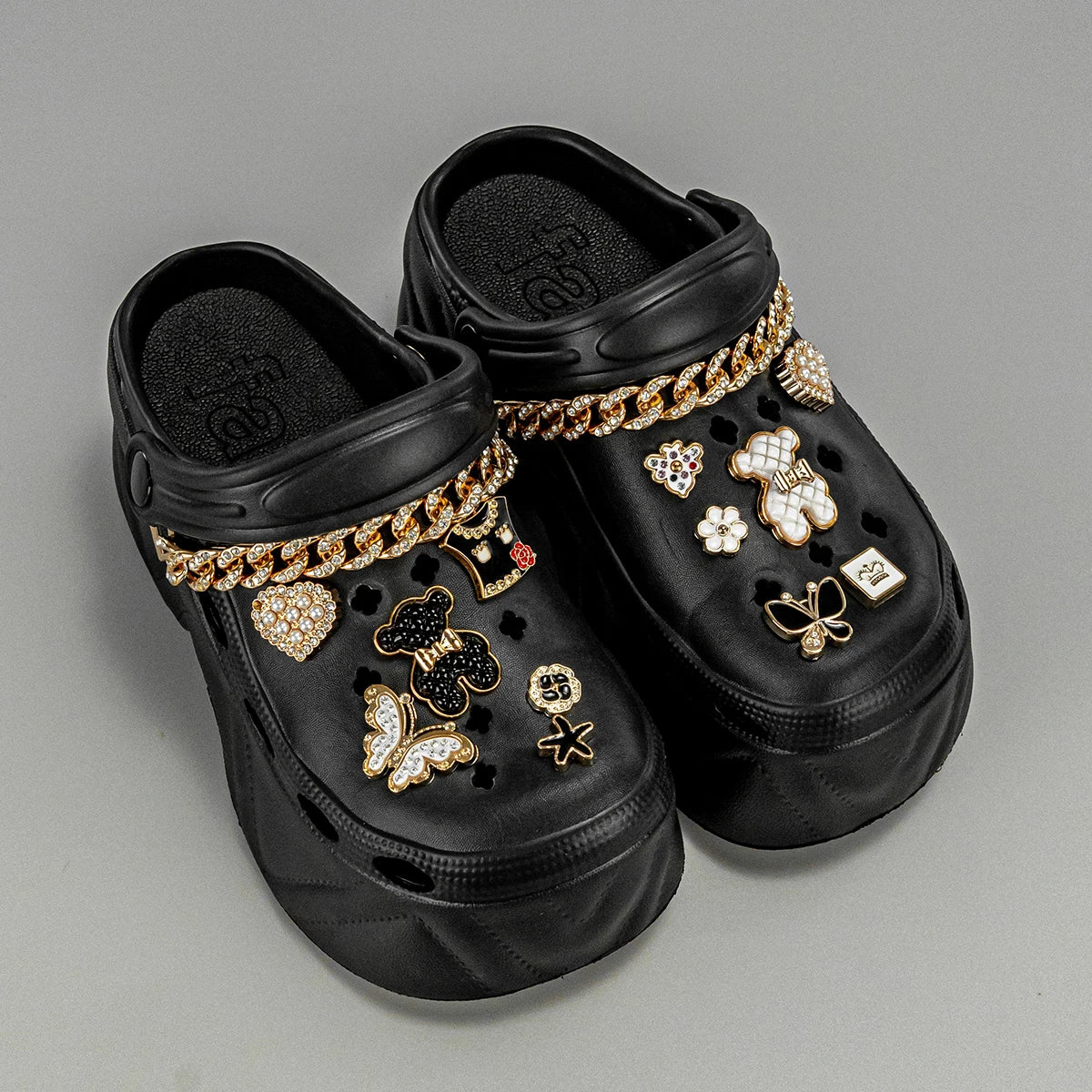Chunky Chain Platform Sandals