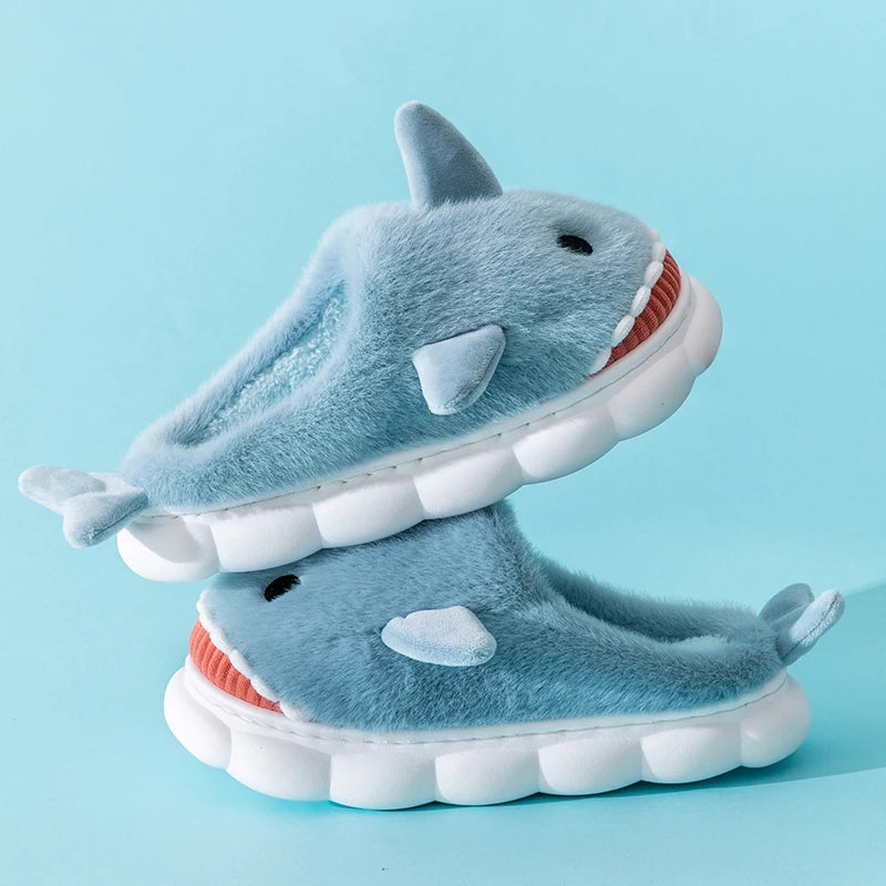 Shark Plush Indoor Slippers
