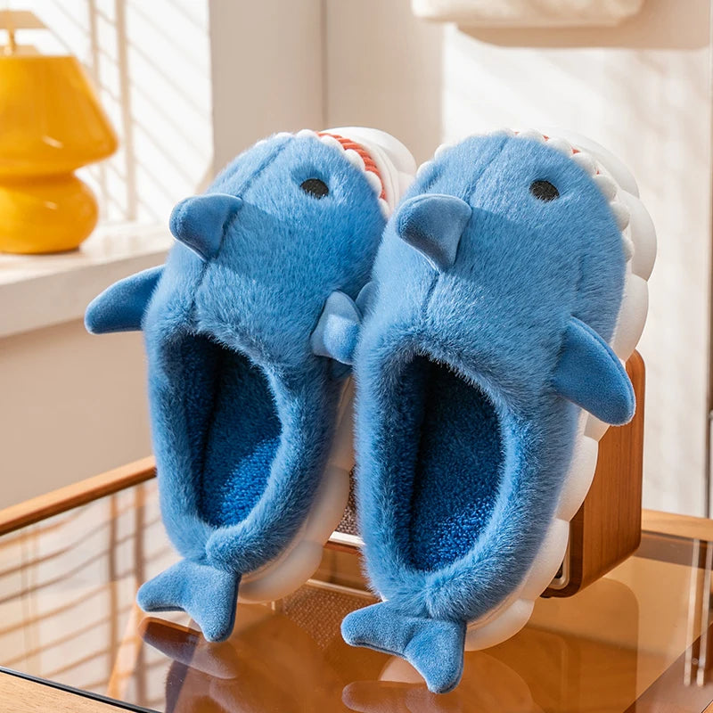Shark Plush Indoor Slippers