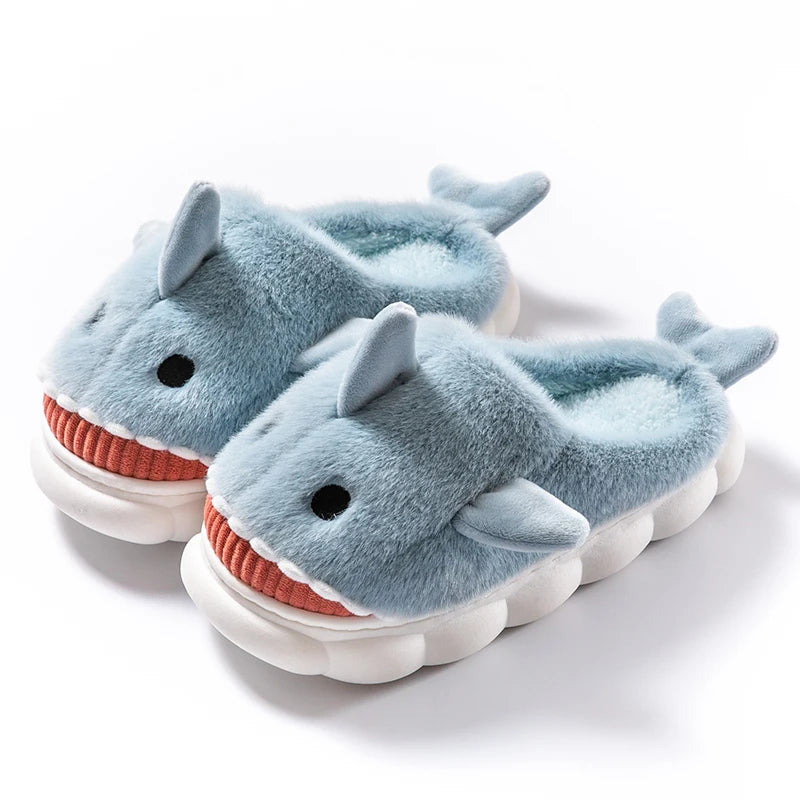 Shark Plush Indoor Slippers