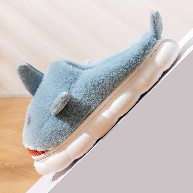 Shark Plush Indoor Slippers