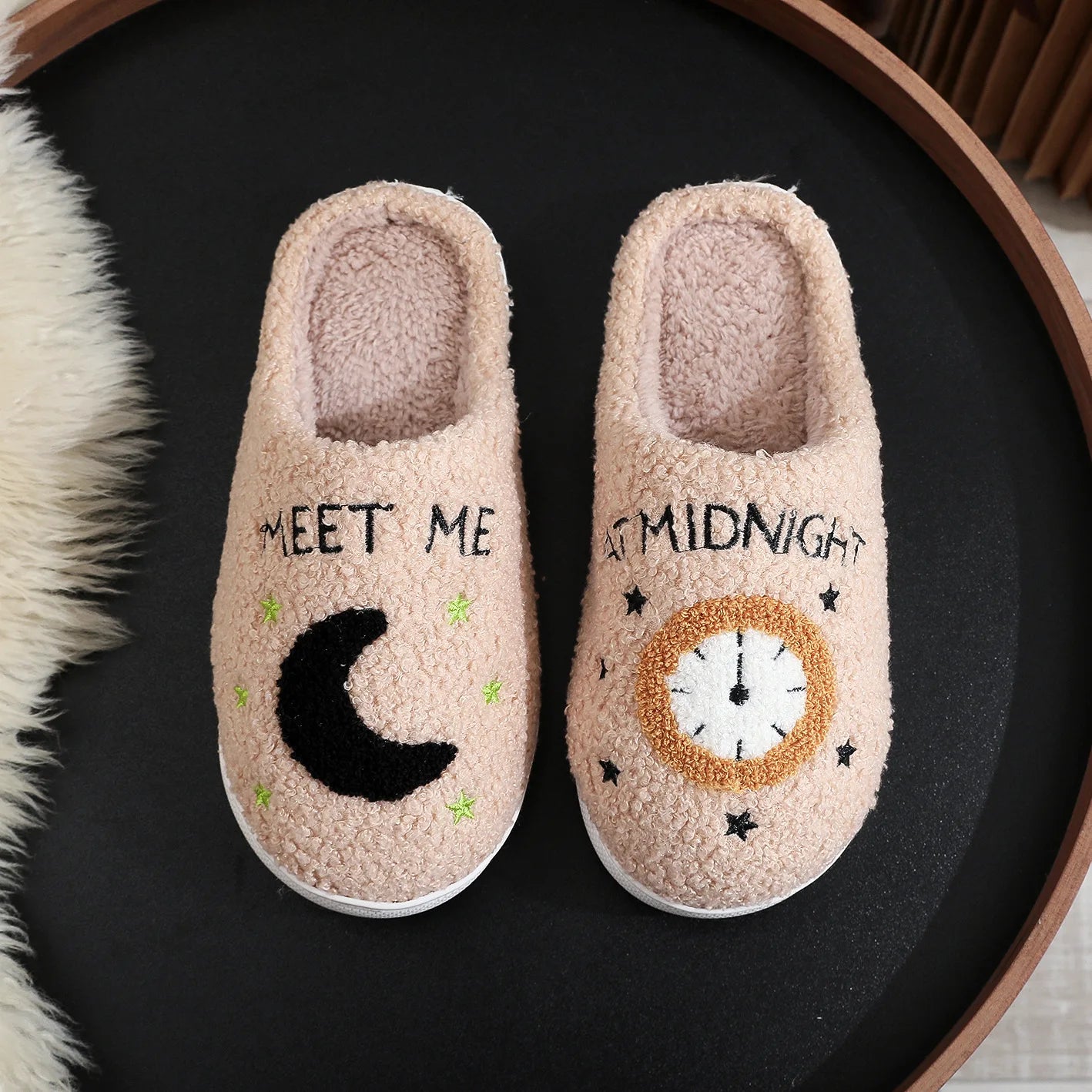 Midnight Rendezvous Slippers