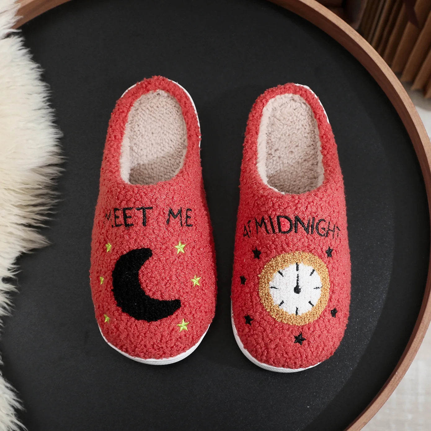 Midnight Rendezvous Slippers