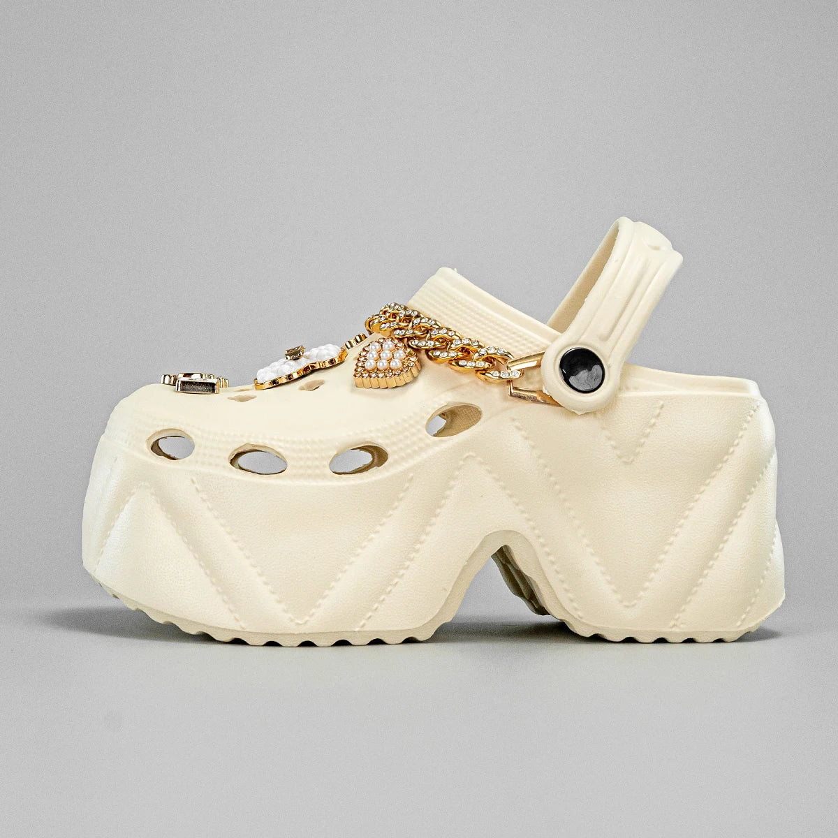 Chunky Chain Platform Sandals