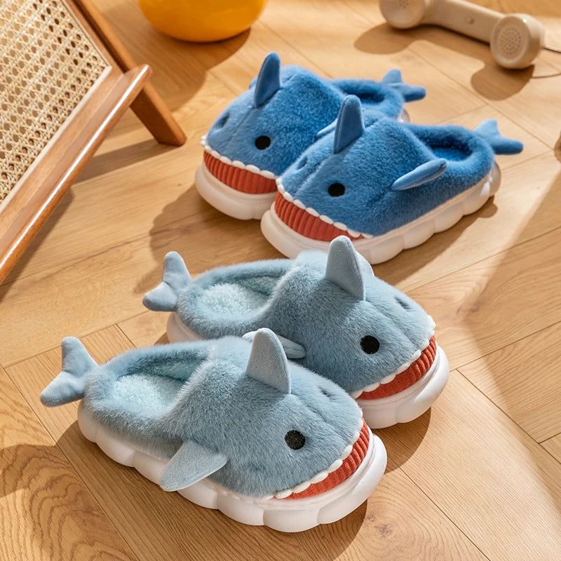 Shark Plush Indoor Slippers