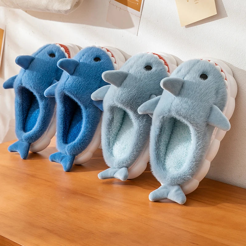Shark Plush Indoor Slippers