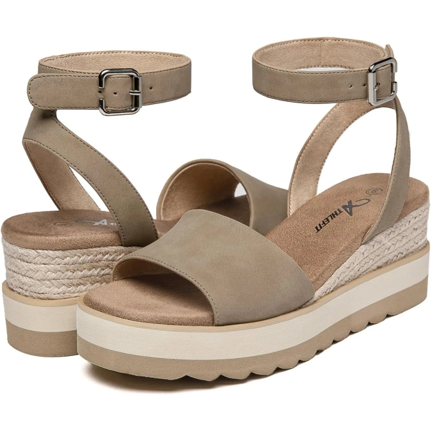 Ankle Strap Espadrille Wedge Sandals A-Local