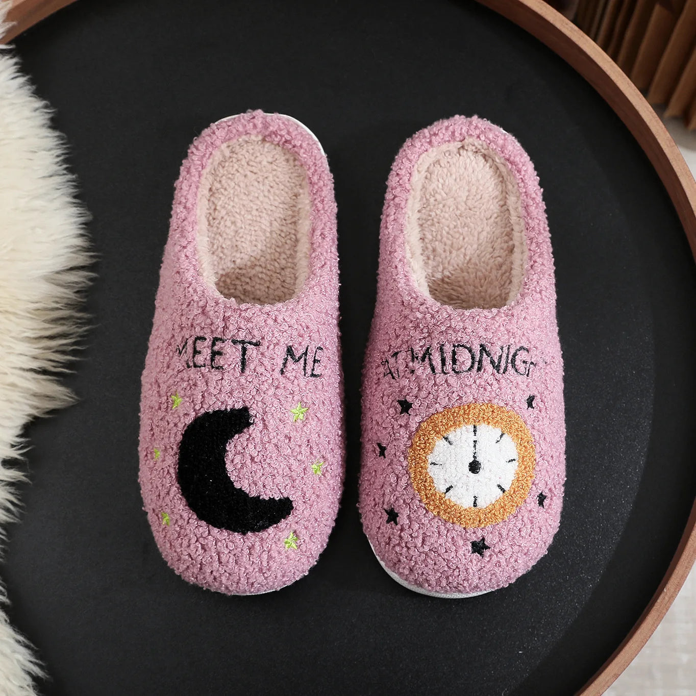 Midnight Rendezvous Slippers