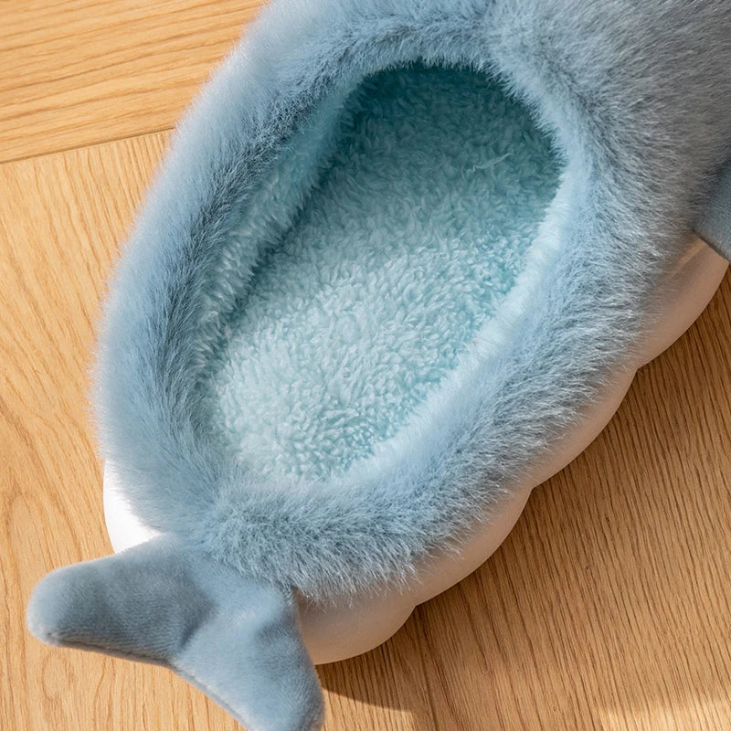 Shark Plush Indoor Slippers
