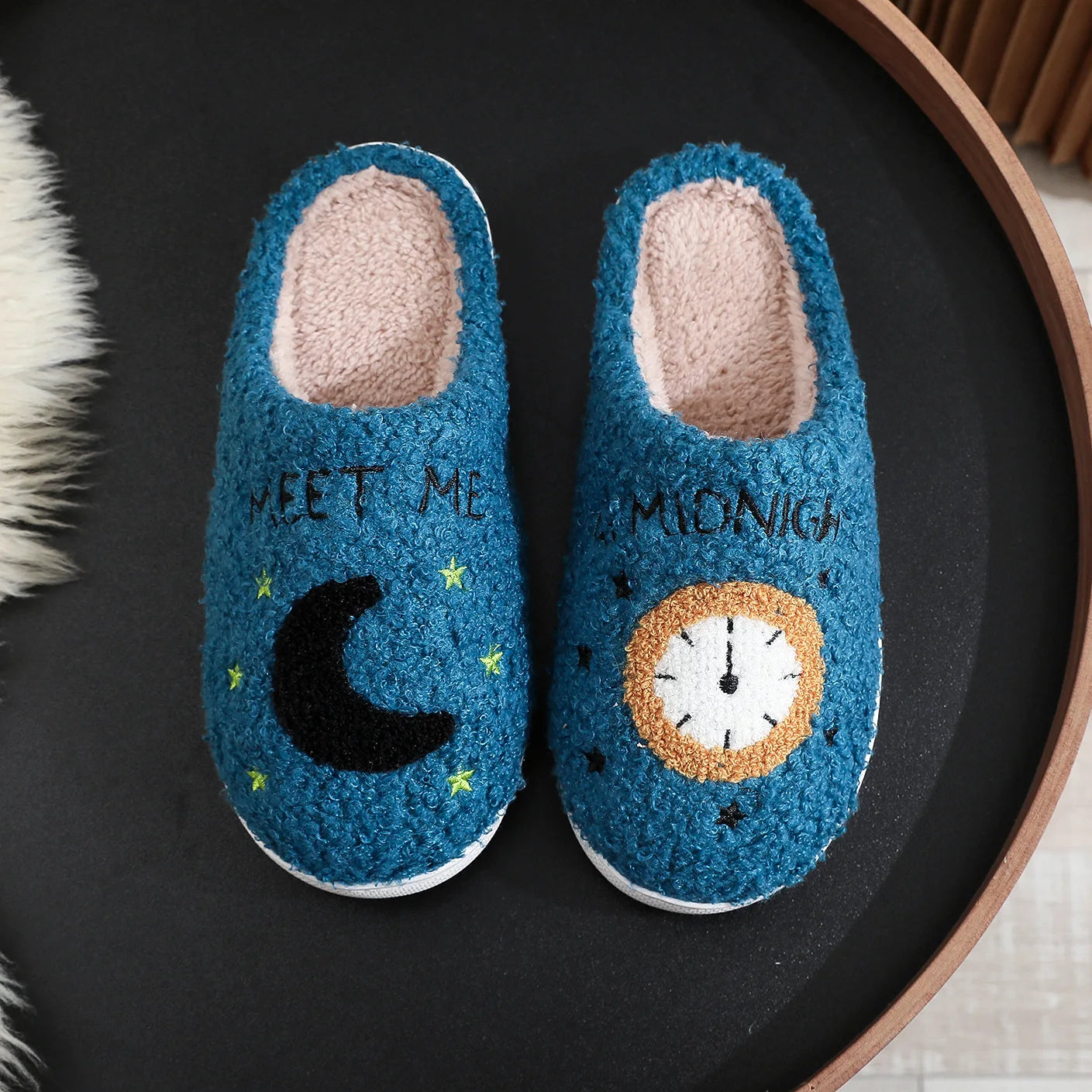 Midnight Rendezvous Slippers