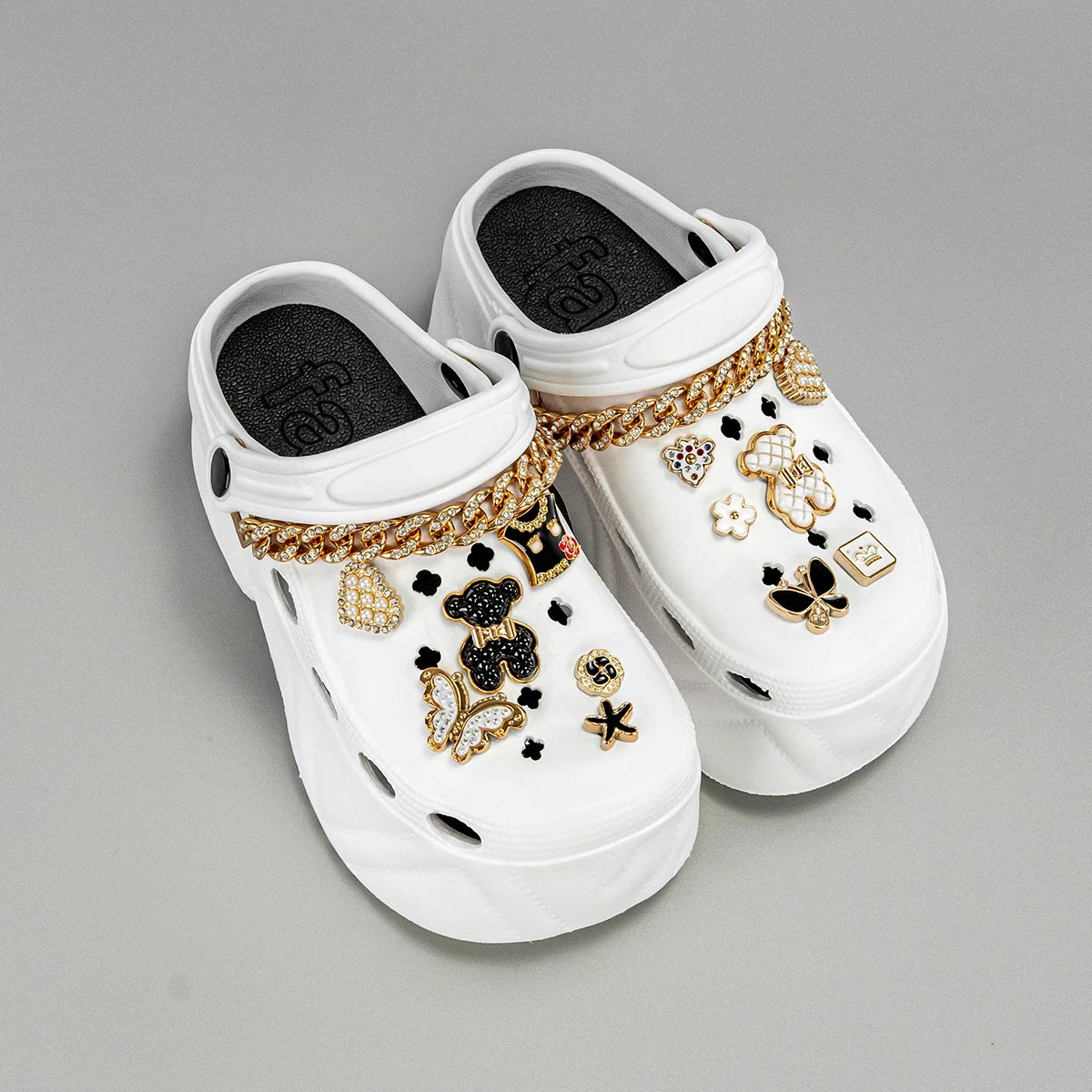 Chunky Chain Platform Sandals