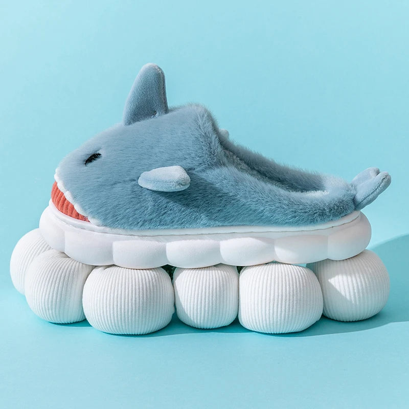Shark Plush Indoor Slippers