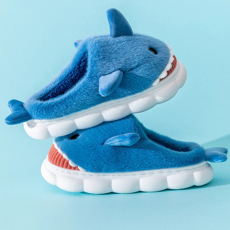 Shark Plush Indoor Slippers