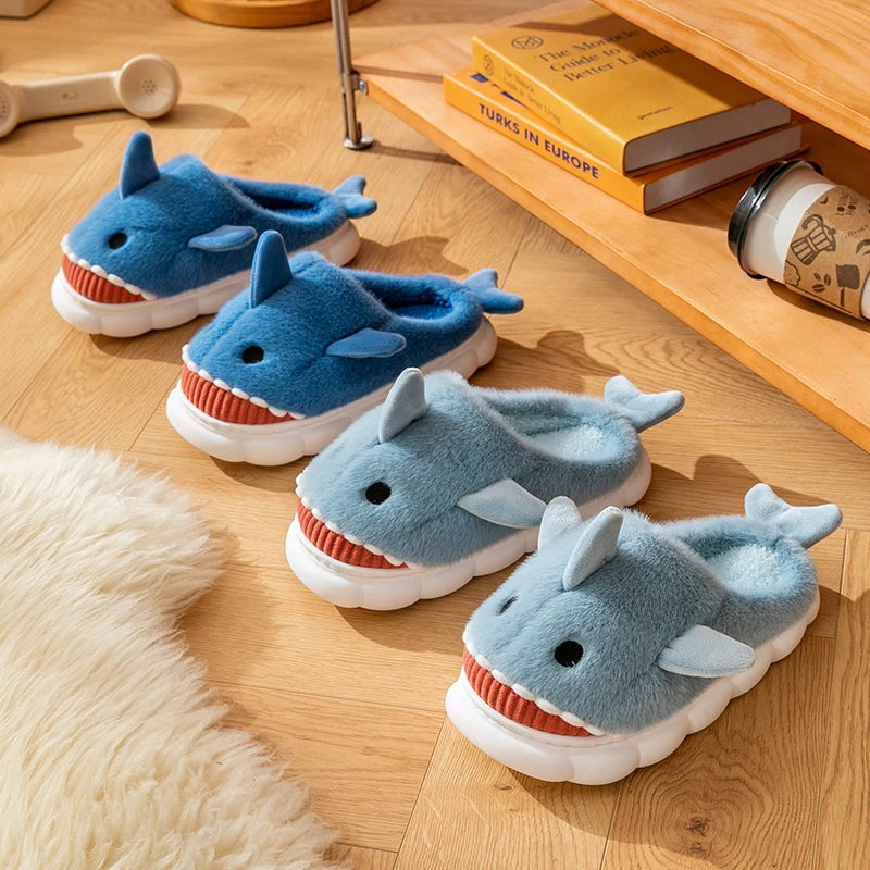 Shark Plush Indoor Slippers