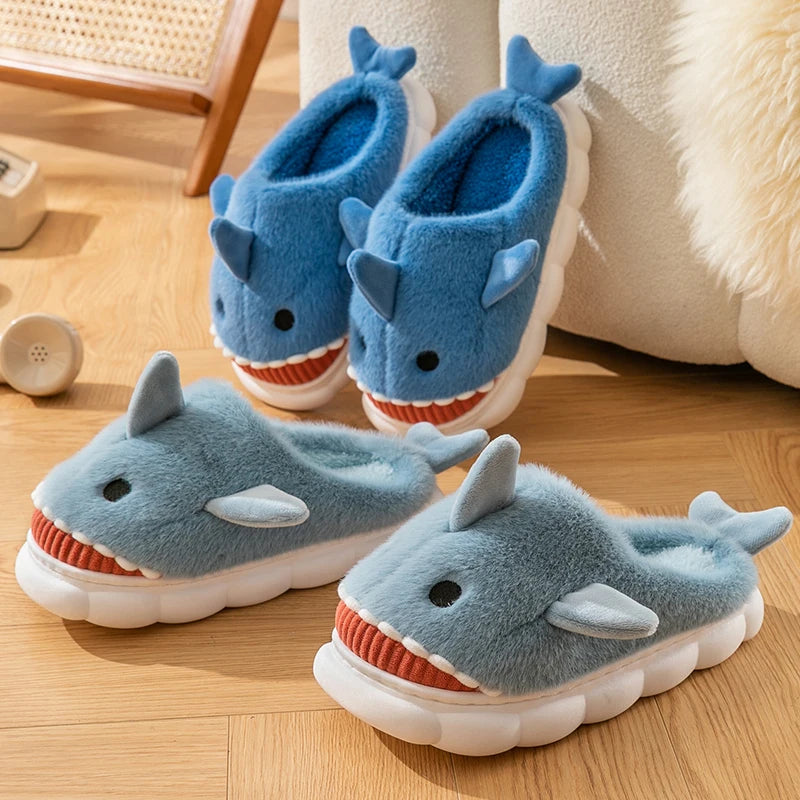 Shark Plush Indoor Slippers