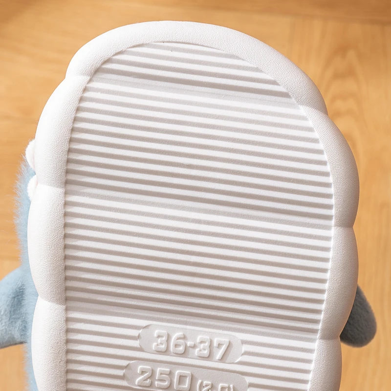 Shark Plush Indoor Slippers
