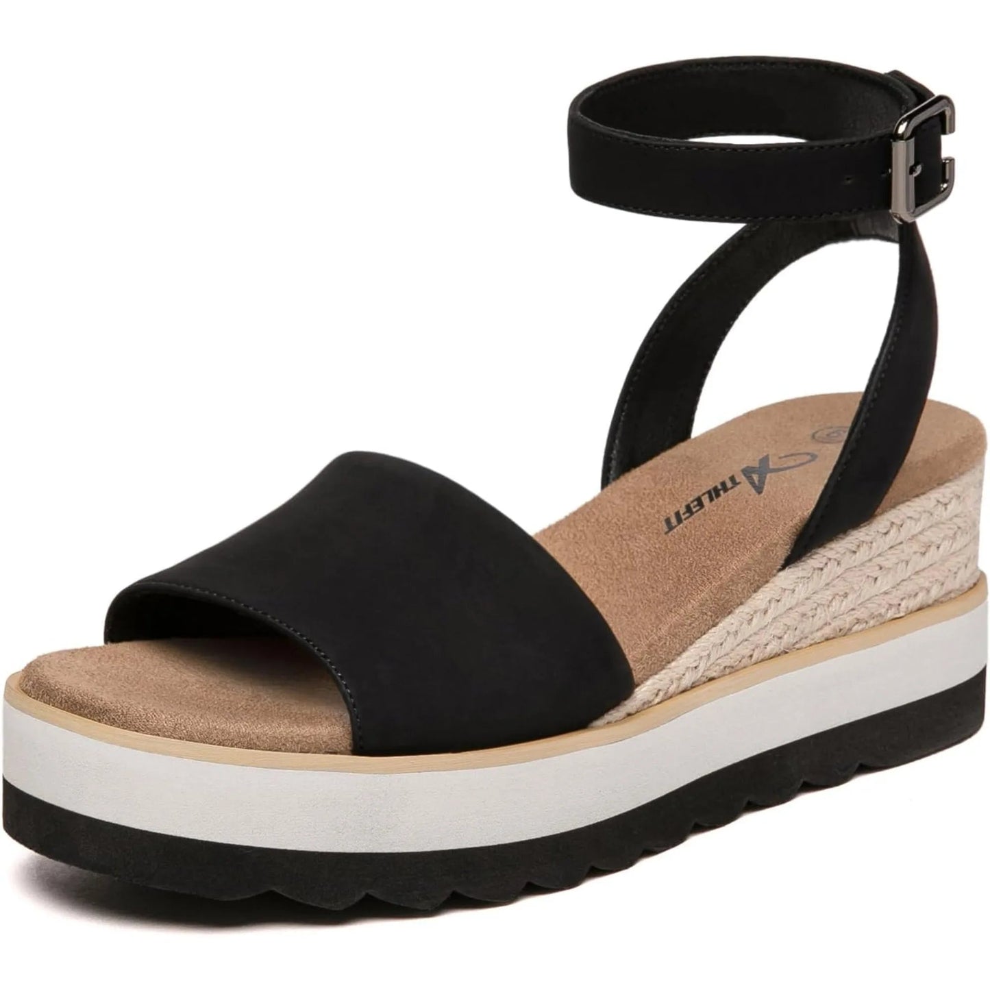 Ankle Strap Espadrille Wedge Sandals A-Local