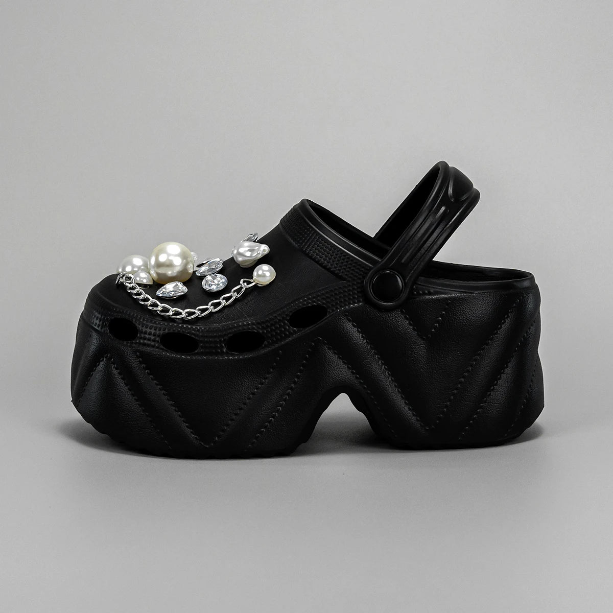 Luxury Pearl Platform Sandals - Kick Boosters