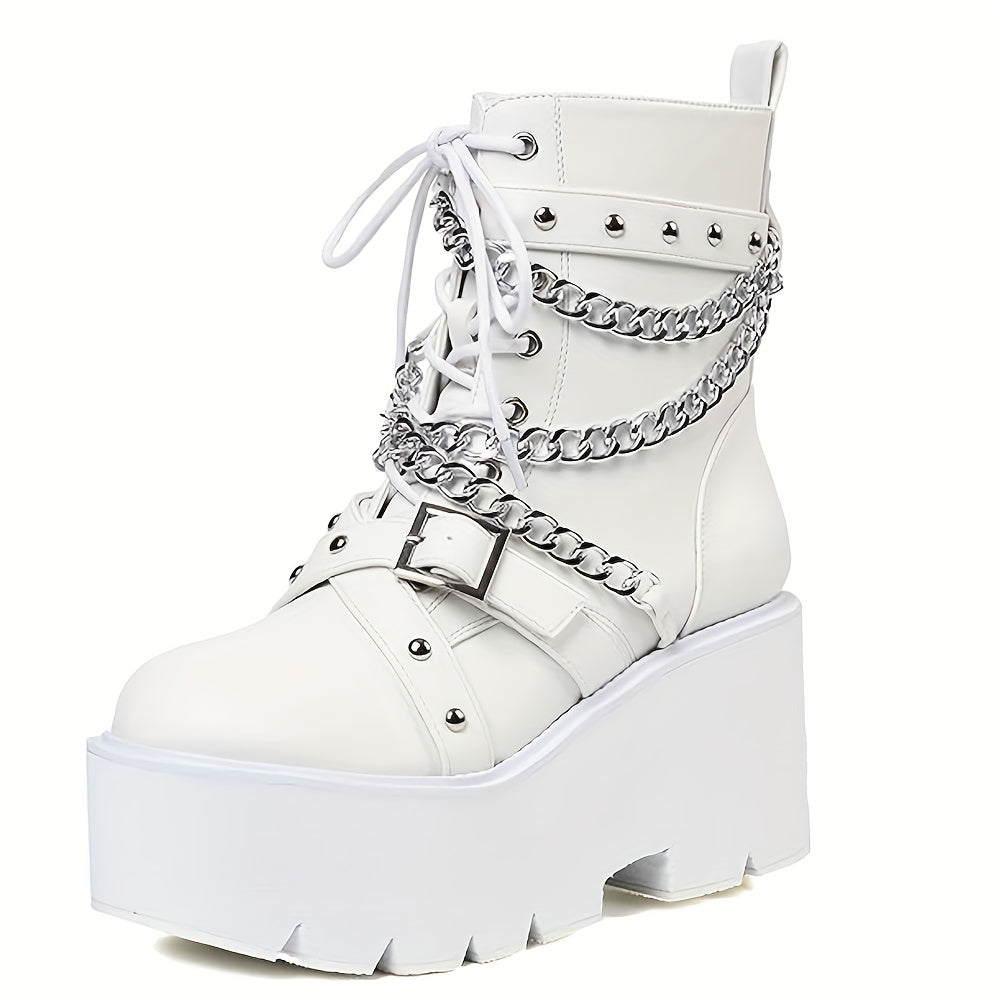Rebel Chain Platform Boots