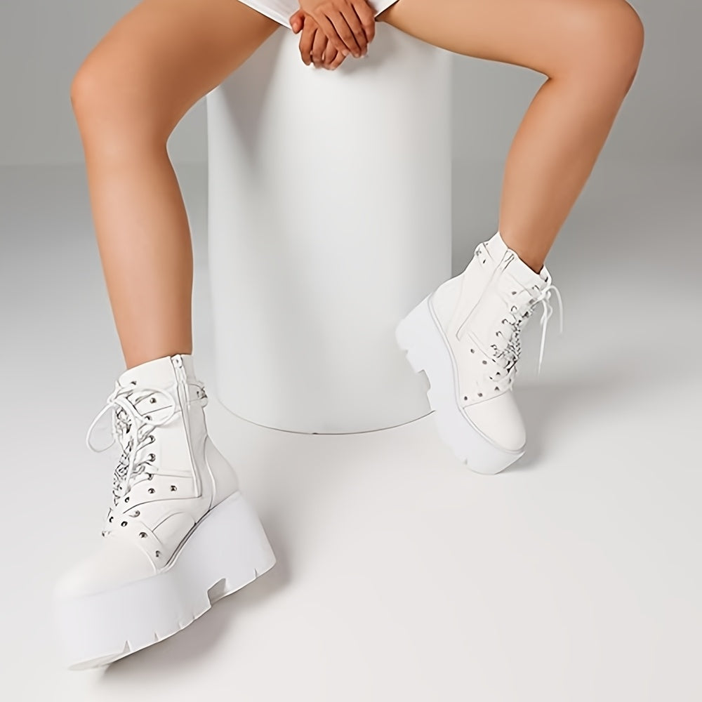 Rebel Chain Platform Boots
