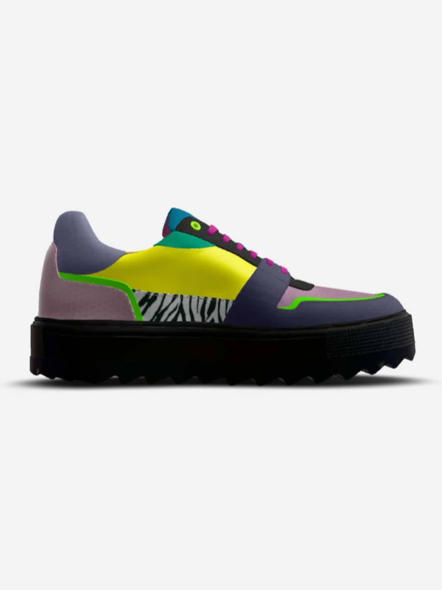 Vegan Sneakers Riverside Rush BYMANYC ® New York White Chaos