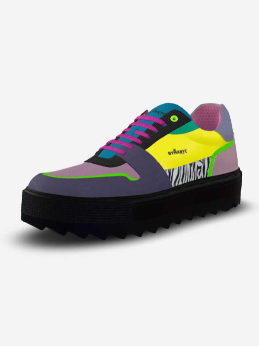 Vegan Sneakers Riverside Rush BYMANYC ® New York White Chaos