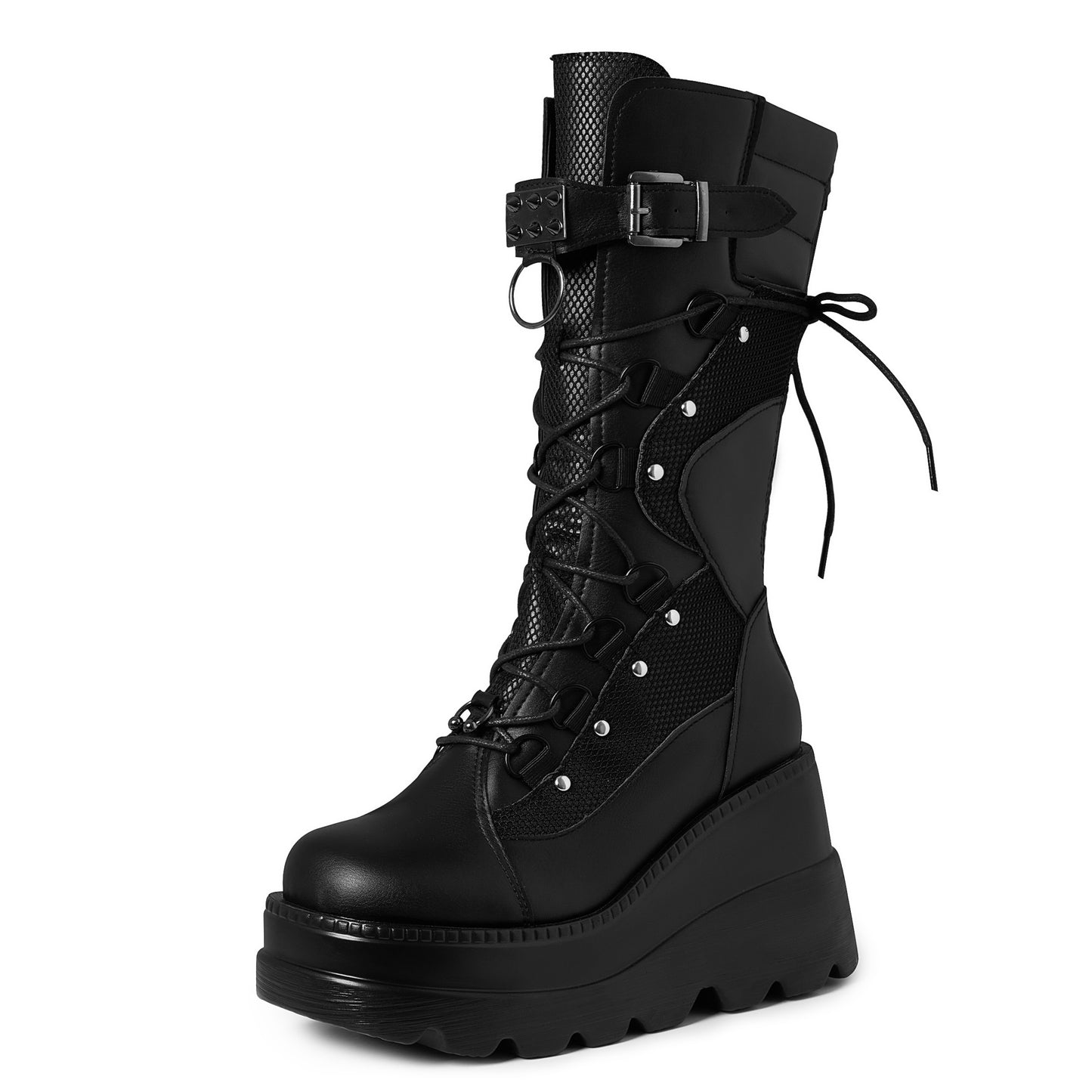 ShadowStriker Platform Combat Boots