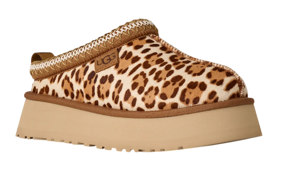 UGG Tazz Plains Slipper Chestnut Felicity Leopard Jasmine (Women's)