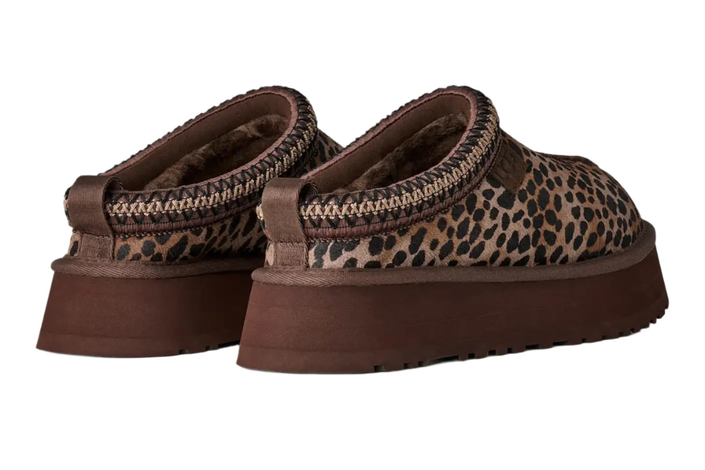 UGG Tazz Slipper Caspian Leopard Print Burnt Cedar (Women's)