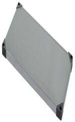 Omega Solid Stainless Steel Shelves, 18" Deep x 60" Wide x 14" High 2 Tier Heavy Duty Solid Shelving Unit for Kitchen Garage Office Restaurant Warehouse 800-lb Per Shelf Weight Capacity