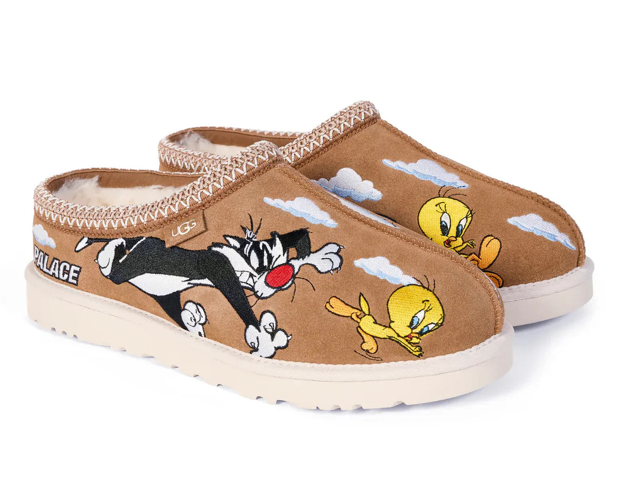 UGG Tasman Slipper Palace x Looney Tunes Chestnut