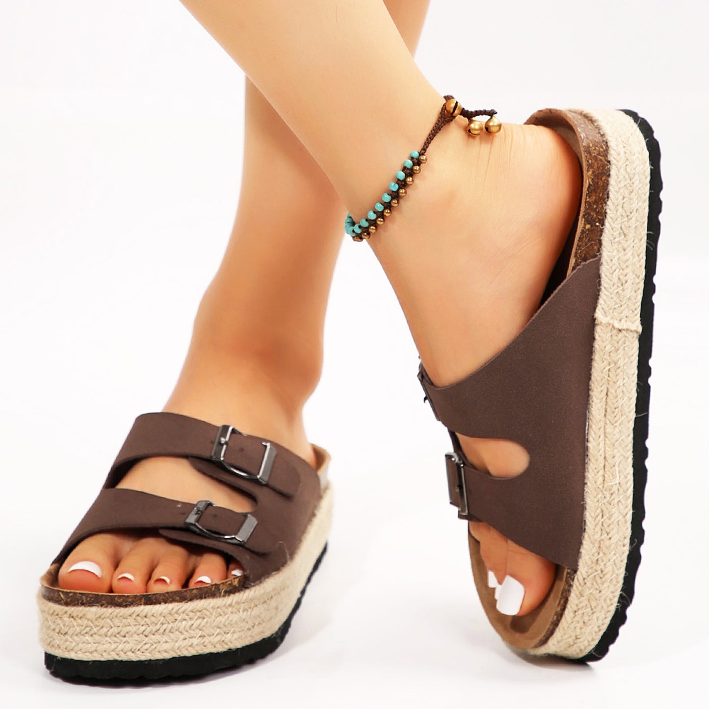 Breezy Buckle Espadrilles