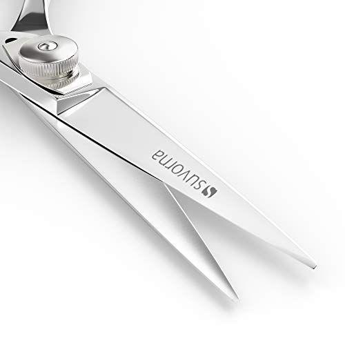 Suvorna Hair Scissors Professional - Barber Shears for Hair Cutting - Extremely Sharp Razor Edge Hair Cutting Scissors to Cut Hair - 6.5" Japanese Stainless Steel Hair Shears for Women and Men Suvorna-beautifuleveryday