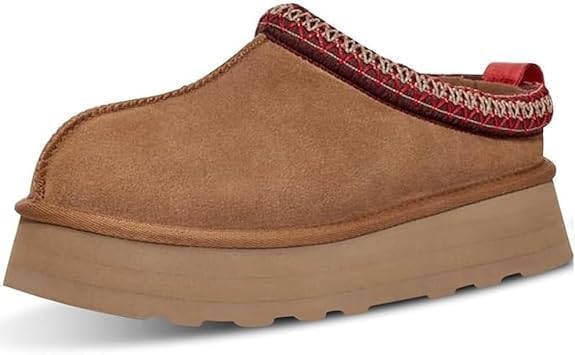 Women's Slippers Platform Mini Boots Short Ankle Boot Women Slippers Slip on Fur Fleece Lined Short Ankle Boot for Indoor Outdoor