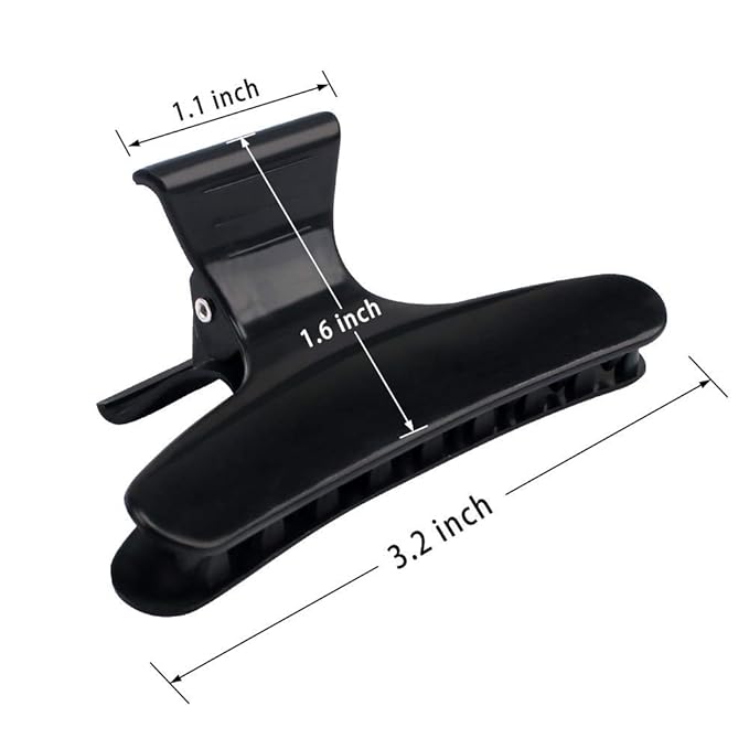 Ondder Hair Clips for Styling, Cutting, Coloring - Butterfly Claw Clamps and Pro Salon Accessories for Women and Girls Ondder