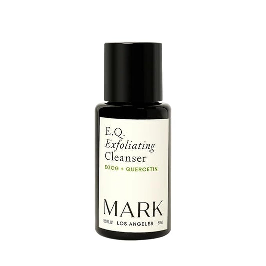 EQ Exfoliating Cleanser - EGCG + Quercetin - Gentle Face & Body Scrub - Cleanse & Exfoliate Skin - For Redness & Blemishes - With Squalene Oil & Ultra-Fine Walnut Shells -1.69 fl oz