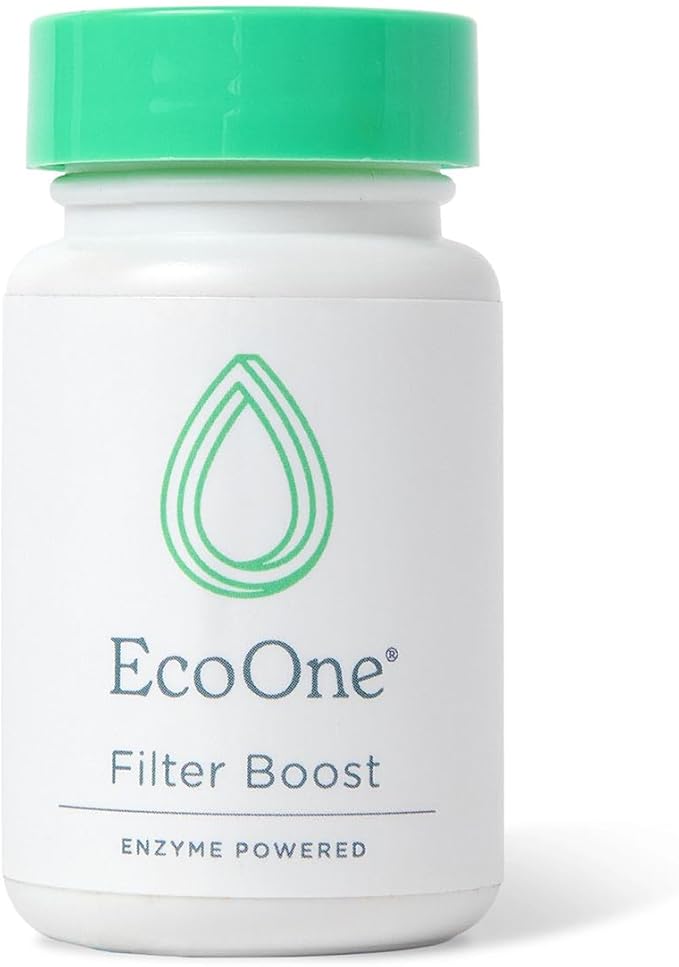 Filter Boost by EcoOne | Enzyme-Powered Hot Tub & Spa Filter Cleaner | Hot Tub Filter Cleaner Soaking Solution to Maintain Filter Efficiency | Deep Cleans Filter Fibers, 2 Oz EcoOne%C2%AE