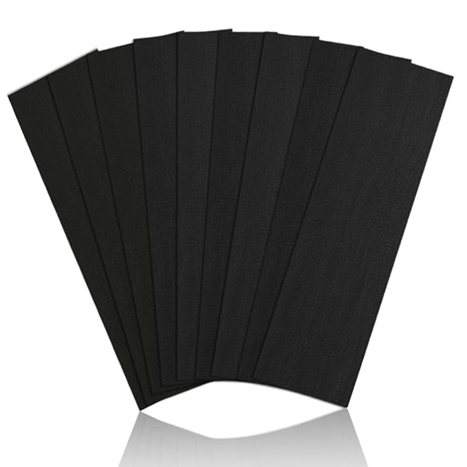 9PCS Headbands for Women and Men Stretchy Headband Soft Hair Band Fashion Head Bands for Women's Hair Workout Yoga Running Unisex Accessories Black Kick Boosters