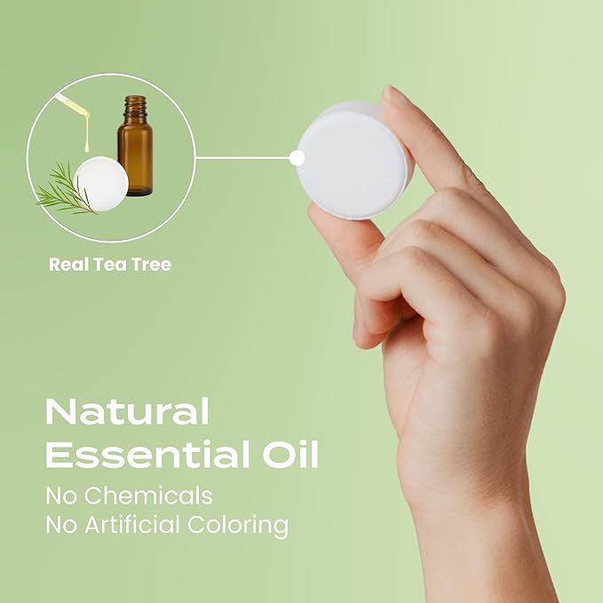 Body Restore Shower Steamers Aromatherapy 15 Pack - Christmas Stocking Stuffers, Birthday Gifts for Women, White Elephant, Relaxation, Self Care for Men - Tea Tree BodyRestore