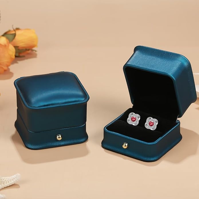 Iefil 925 Sterling Silver Birthstone Earrings for Women - Anniversary Valentines Day Gifts for Her, Mothers Day Birthday Gifts for Women Wife Mom Daughter IEFIL