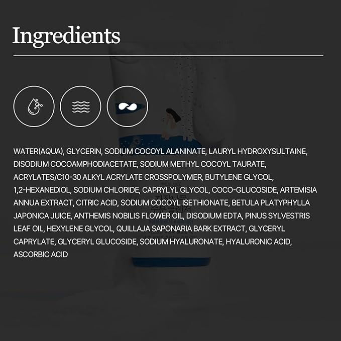 ROUND LAB Birch Juice Moisturizing Cleanser | Unclogs hidden sebum, Clears away dead skin cells., Soothing, Low pH, Gel Type Cleanser (5.07 fl.oz)